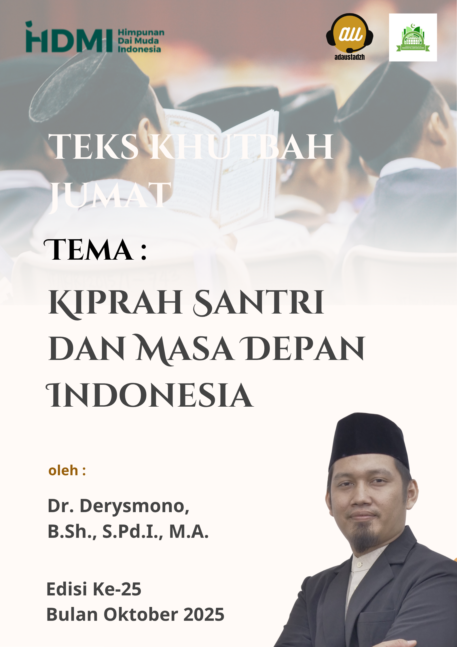 Teks Khutbah Jum’at  “Kiprah Santri dan Masa Depan Indonesia”