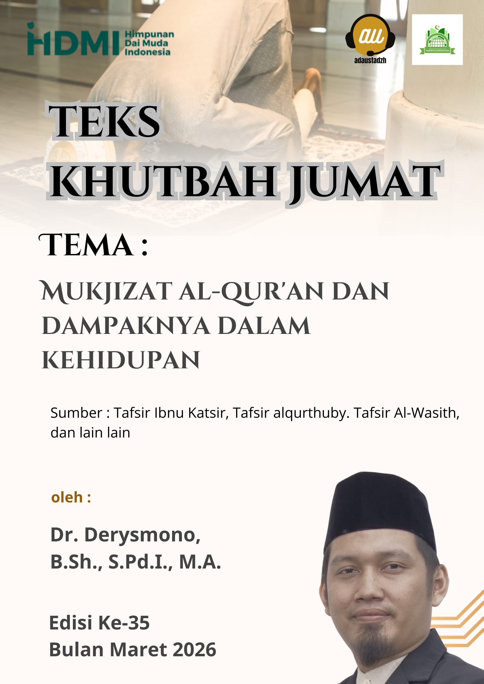 Teks Khutbah Jum’at Tema Mukjizat Al-Qur’an dan Pengaruhnya dalam Kehidupan