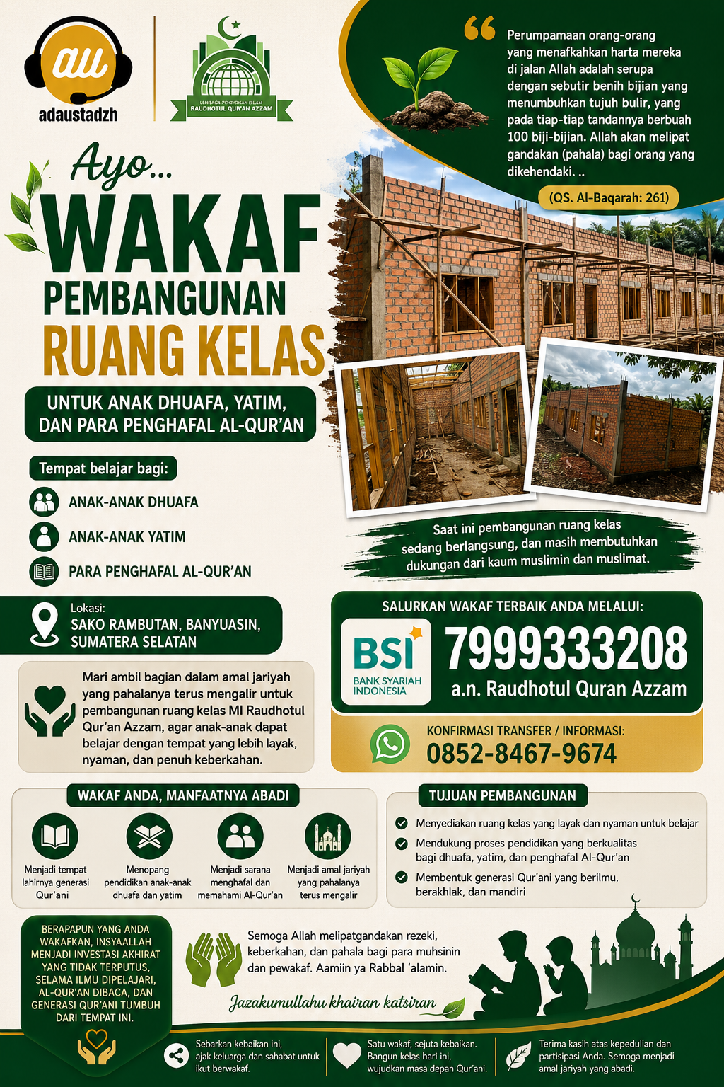 Ayo Wakaf Dulu, Meski Seribu