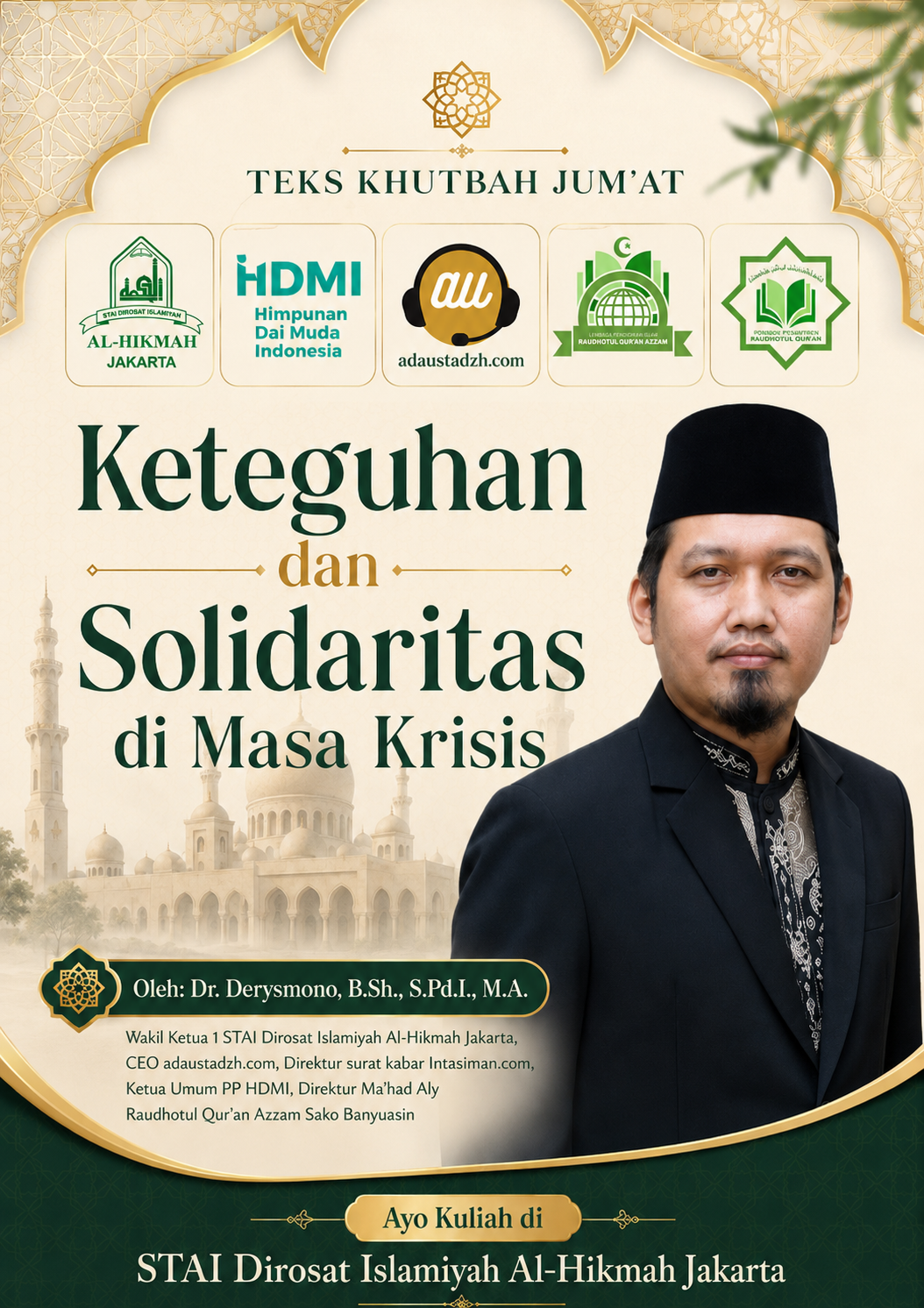 Teks Khutbah Jum’at  “Keteguhan dan Solidaritas di Masa Krisis”   