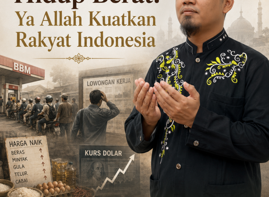 Teks Khutbah Jumat  “Harga Naik, Hidup Berat: Ya Allah Kuatkan Rakyat Indonesia”