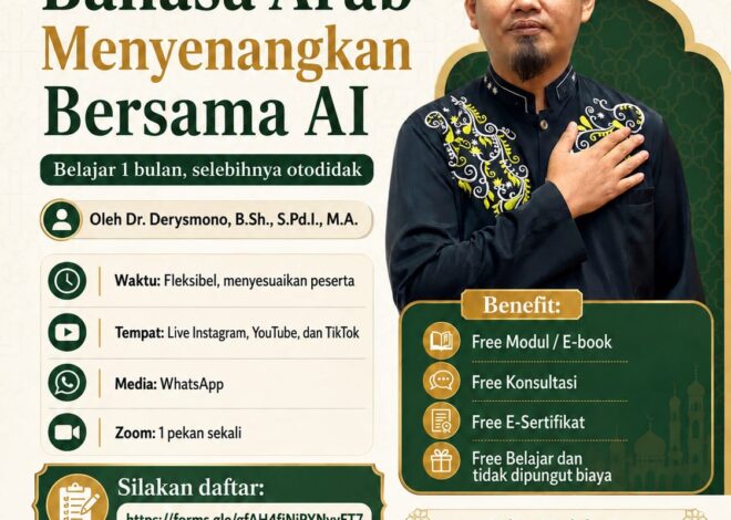 PENDAFTARAN E-LEARNING BAHASA ARAB (FREE)